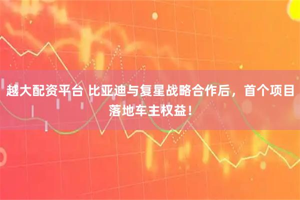 越大配资平台 比亚迪与复星战略合作后，首个项目落地车主权益！